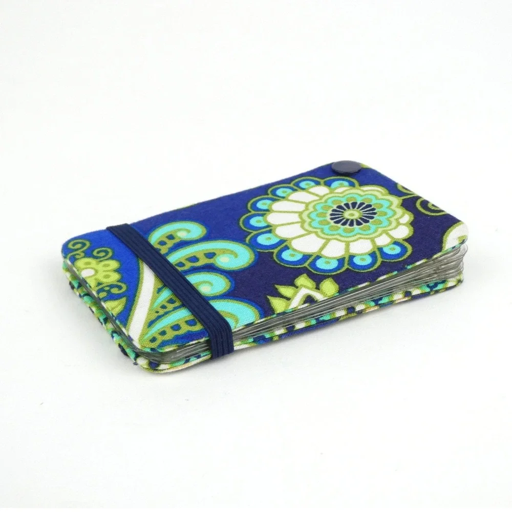 Vera Bradley Rhythm & Blue Card Picture ID Case